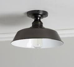 It helps set the mood for the entire room. Farmhouse Metal Flush Mount Pottery Barn