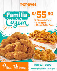 Popeyes distinguishes itself with a unique new orleans style menu featuring spicy chicken, chicken tenders, fried shrimp and other regional items. Popeyes Peru Fotos Lima Speisekarte Preise Restaurant Bewertungen Facebook