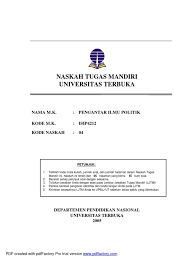 Latihan soal pilihan ganda tentang pengantar ilmu politik lengkap jawaban. Pengantar Ilmu Politik Isip4212 04 Pdf