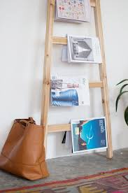 It'sup to you which design you are going to choose! Quick Diy Ladder Magazine Rack Collective Gen