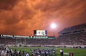 Friday Night Lights Msu Spartans Eastlansing Western Michigan Ohio State Football Schedule Michigan State Football