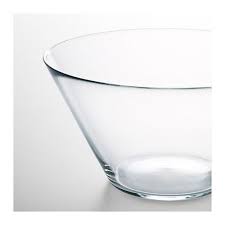 Trygg Serving Bowl Clear Glass Ikea Glass Clear Glass Kitchen Ornaments