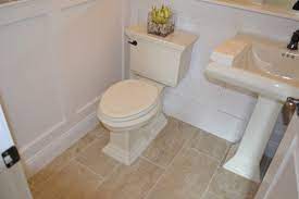 The use of soft grey marble in tiles and mosaic add the needed texture and interest make this small bathroom seem larger. Big Tile Or Little Tile How To Design For Small Bathrooms And Living Spaces On Suncoast View Tile Outlets Of America