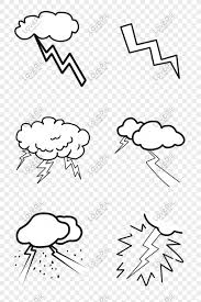 Simbol matahari, bulan, hujan, awan, meteor, payung, air panas, salju, es kristal. Awan Awan Hujan Simbol Simbol Guntur Cuaca Datar Png Grafik Gambar Unduh Gratis Lovepik