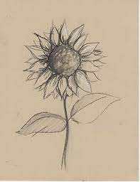 Sunflower drawing images stock photos vectors shutterstock. Sunflower Sill Life Drawing Lesson Tattoos Pencil Drawings Of Flowers Pencil Drawings Drawings