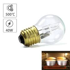 High Temperature Bulb 40w E27 500 Degree Microwave Oven Light Bulbs Cooker Tungsten Filament Lamp Bulbs Salt Light Bulb 110 250v Incandescent Bulbs Aliexpress