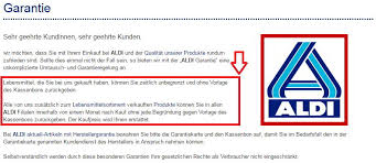 Umtausch Bei Aldi Tipp Rechte Pflichten Beim Umtauschen