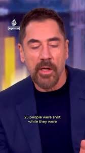 Academy Award-winning actor Javier Bardem speaks out