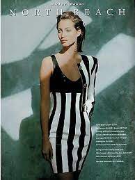 1992 North Beach Leather Christy Turlington Hoban Magazine Print Ad Ebay Christy Turlington Fashion Vintage Summer Dresses