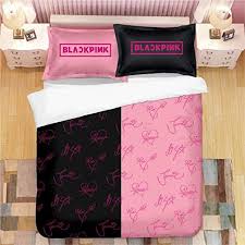 Dolpind Kpop Blackpink Sheets Bedding Set Kill This Love Rose Jisoo Jennie Lisa Cotton 3pcs For Quilt Cover Pillow Case In 2020 Quilt Cover Bed Sheets Blackpink