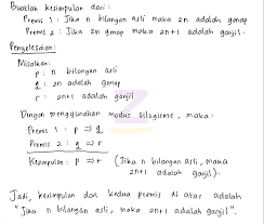 Contoh soal dan jawaban jurnal umum perusahaan jasa. Soal Buatlah Kesimpulan Dari Premis 1 Jika N Bilangan Asli Maka Adalah Genap Premis 2 Jika
