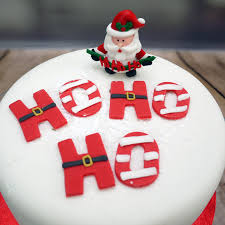 Sencillas y originales ideas de cómo decorar pasteles pintados a mano, una espectacular técnica, super sencilla de elaborar y con un resultado único. Ho Ho Ho Icing Christmas Cake Decoration