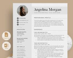 word google docs resume/cv etsy