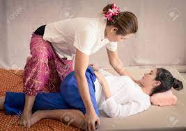 Thai Massage Therapist Is Giving A Special Massage Stretching Stock Photo Picture And Royalty Free Image Image 85016696