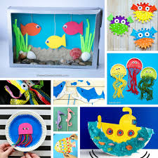 Add these crafts as part of your ocean theme lesson plans and kids will be amazed by the fun facts about these adorable sea creatures. Under The Sea Crafts For Kids Arty Crafty Kids