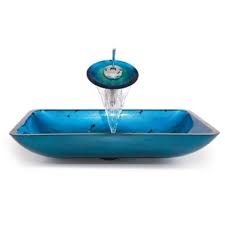Glass pedestal sink series include cabinet,wash basin,vessel sink and waterfall faucet check out alibaba.com for exciting deals on bathroom vessel sinks with faucets designed to be. Pin On Bathroom