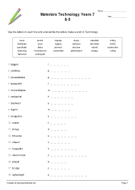 Printable 7th grade vocabulary worksheets. 7th Grade Year 7 Worksheets