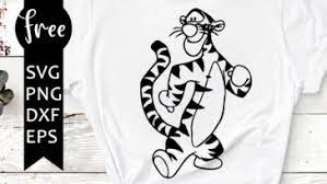 Download Tigger Svg Free Winnie The Pooh Svg Free Svg Files Disney Instant Download Silhouette Cameo Outline Svg Cartoon Svg Png Dxf 0773 Freesvgplanet