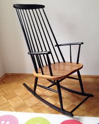 Schaukelstuhl Vintage 50 60er Ilmari Tapiovaara Lena Larsson Roland Rainer
