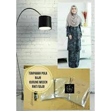 Nowadays, the most famous among all is the baju kurung modern. Pola Baju Kurung Moden Murah Free Gift Buy 3 And Above Shopee Malaysia