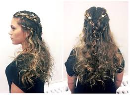 This listing is for the style daenerys wears with 4 braids tied in the back. Get The Look Game Of Thrones Daenerys Targaryen Waterfall Braid Hairstyle Trends 2014 2015 Beautystat Com