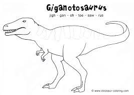 They are considered to be one of the largest meat eating dinosaur. Giganotosaurus Cartoon Coloring Pages Coloring And Drawing