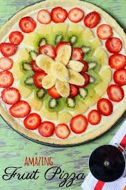 Easy Fruit Pizza Recipe Video Lil Luna Recipe Fruit Pizza Recipe Fresh Fruit Recipes Fruit Recipes
