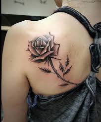 Shoulder is one of the best body part for tattooing. Back Shoulder Rose Tattoo Designs Novocom Top