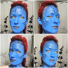 Coolest homemade mystique costume hi guys! Samantha Hartley On Twitter Soooo Last Minute Decision To Repeat Mystique Xmen Costume From Last Year For A Heroesandvillains Halloweenparty But When You Spend 15 Hrs Diy I M Allowed To Repeat However