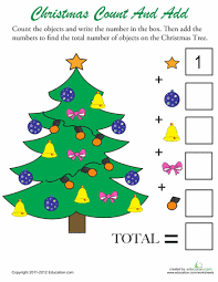 Christmas Counting 2 Worksheet Education Com Christmas Worksheets Preschool Christmas Christmas Kindergarten