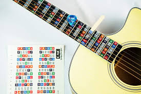 Learning music theory improves your knowledge as a guitarist and makes everything easier. Amazon Com Color Coded Guitar Fretboard Stickers Learn To Play Guitar And Music Theory Suitable For All Levels Two Sticker Sets Made In Usa Musical Instruments