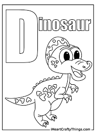 Foster the literacy skills in your child with these free, printable coloring pages that can be easily assembled int. Letter D Coloring Pages Updated 2021