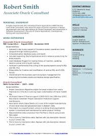 This resume was written by a resumemycareer professional resume writer, and demonstrates how a resume for a accounting and oracle financial candidate should be properly created. Oracle Consultant Resume Samples Qwikresume
