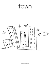 Use the download button to see the full image of hospital at my town coloring pages, and download it for a computer. Town Coloring Page Twisty Noodle