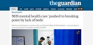 Breaking point codes for radio!!! Guardian Nhs Mental Health Care Pushed To Breaking Point By Lack Of Beds Norfolk Suffolk Mental Health Crisis