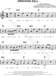 We would like to show you a description here but the site won't allow us. Print And Download Wrecking Ball Sheet Music By Miley Cyrus Sheet Music Arranged For Piano Saxophone Sheet Music Piano Sheet Music Letters Violin Sheet Music