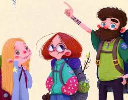 Nepal Picture Books Illustration Anime Art Girl Character Illustration