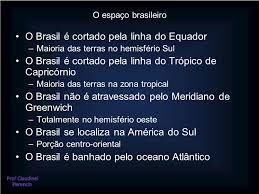 Bahamas, méxico e estados unidos. O Brasil E Cortado Pela Linha Do Equador Ppt Video Online Carregar