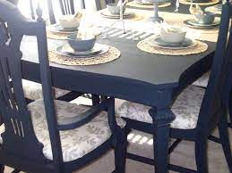 Pair pastel blue walls with wood accents, a patterned tablecloth, and colourful vases and. Navy Blue Dining Table And Chairs Novocom Top