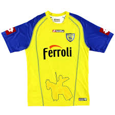 Chievo verona fc football shirt jersey jacket tracksuit italy givova size m. 2005 06 Chievo Verona Home Shirt M For Sale