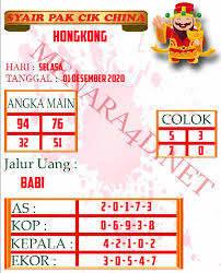 Pin Di Syair Hongkong