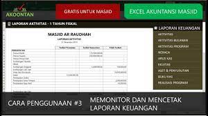 Memiliki kemampuan menghitung dan mengetik. Contoh Laporan Keuangan Tahunan Masjid Nusagates
