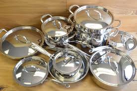 Exclusively designed aluminum encapsulated we searched long and hard for a great set of stainless cookware at an affordable price and we found it with cuisinart's chef's classic cookware set. Cuisinart 77 17 Chef S Classic Stainless 17 Piece Cookware Sets Best Cookware Set Cuisinart Cookware Cookware Set Cookware Sets