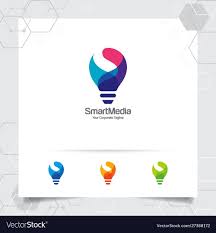 Bulb Logo Smart Idea Design Concept Letter S Vector Image Spon Smart Idea Bulb Logo Ad Education Logo Design Logo Smart P Logo Design