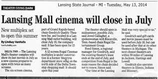 Goodrich optical is the leading eye wear boutique in greater lansing, offering all the essential eye care services you expect at prices you won\'t. 2014 05 13 Lansing Mall Cinema Will Close In July Lansing Flickr