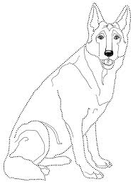 Put this dog in front of your very own eyes, just click print. German Shepherd 9 Coloring Page Free Printable Coloring Pages For Kids