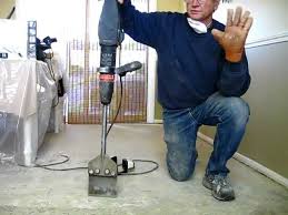 The floor now looks better than ever, it's super clean, the concrete looks like new in many areas, and it's now prepped for being sealed and painted. How To Remove Tile Mastic Or Thinset The Easy Way Be Your Own Handyman Home Youtube