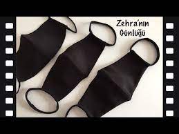 Siyah Maske Yapimi Evde Maske Yapimi Kumas Ile Kolay Maske Dikimi Mask Making Youtube Maskeler Kumas Bikini Ustu