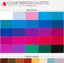 Clear Winter Palette Clear Winter Palette Cool Winter Color Palette True Winter Color Palette