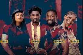 The four housemates evicted are tega, michael, peace and boma. 3blocldxm5vwim